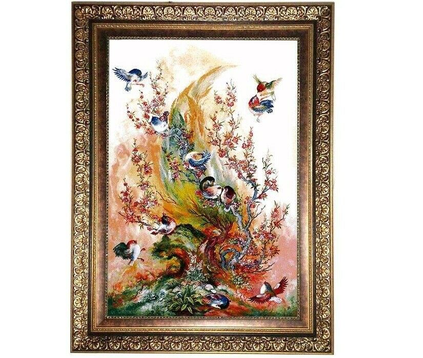 Price and Buy Persian Wall Hanging Rug from Tabriz Depicting Miniature 1446KC
