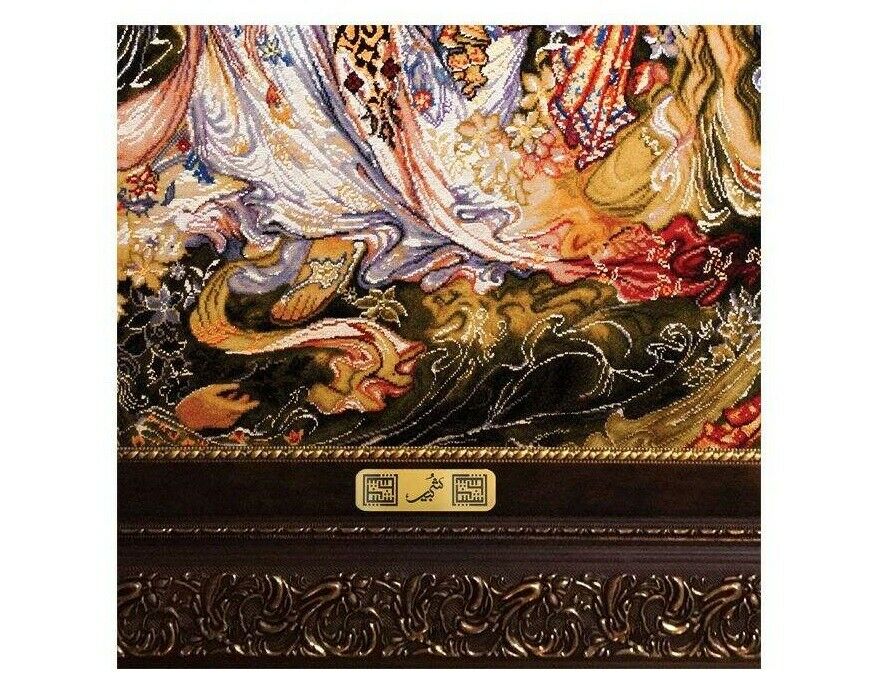 Price and Buy Persian Wall Hanging Rug from Tabriz Depicting Miniature M34 - Image 3