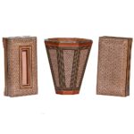 Price and Buy Persian Waste Basket & Tissue Box – Khatamkari Rana