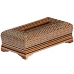 Price and Buy Persian Waste Basket & Tissue Box – Khatamkari Rana - Image 3