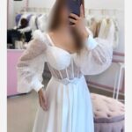 Price and Buy Persian Wedding Dress – Arabic Style with Lace Sleeve, Chic & Lux - Image 3