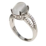 Price and Buy Persian Women’s Silver Agate Ring – Featuring a Natural Agate Gemstone