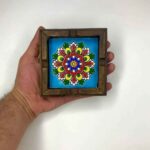 Price and Buy Persian Wooden Ashtray – Traditional Tile Elaheh - Image 5