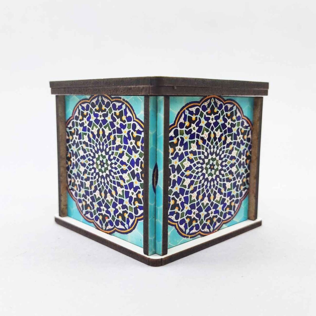 Price and Buy Persian Wooden Cube Tealight Holder Eslimi - Image 3