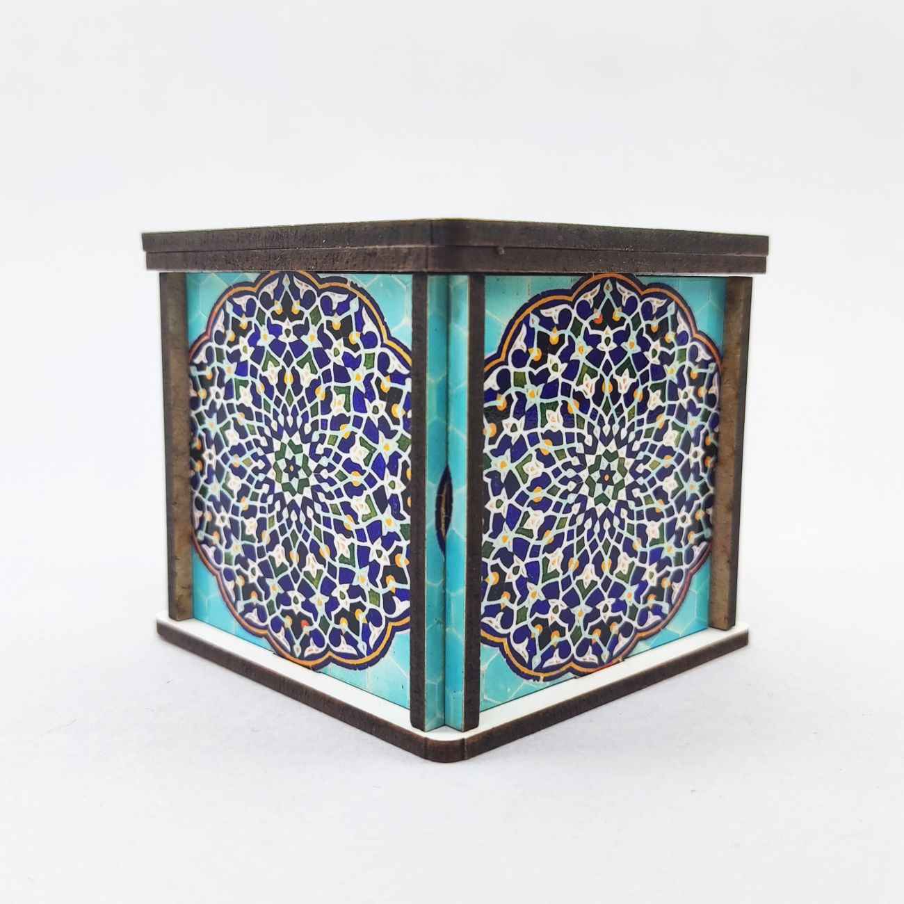 Price and Buy Persian Wooden Cube Tealight Holder Eslimi - Image 3
