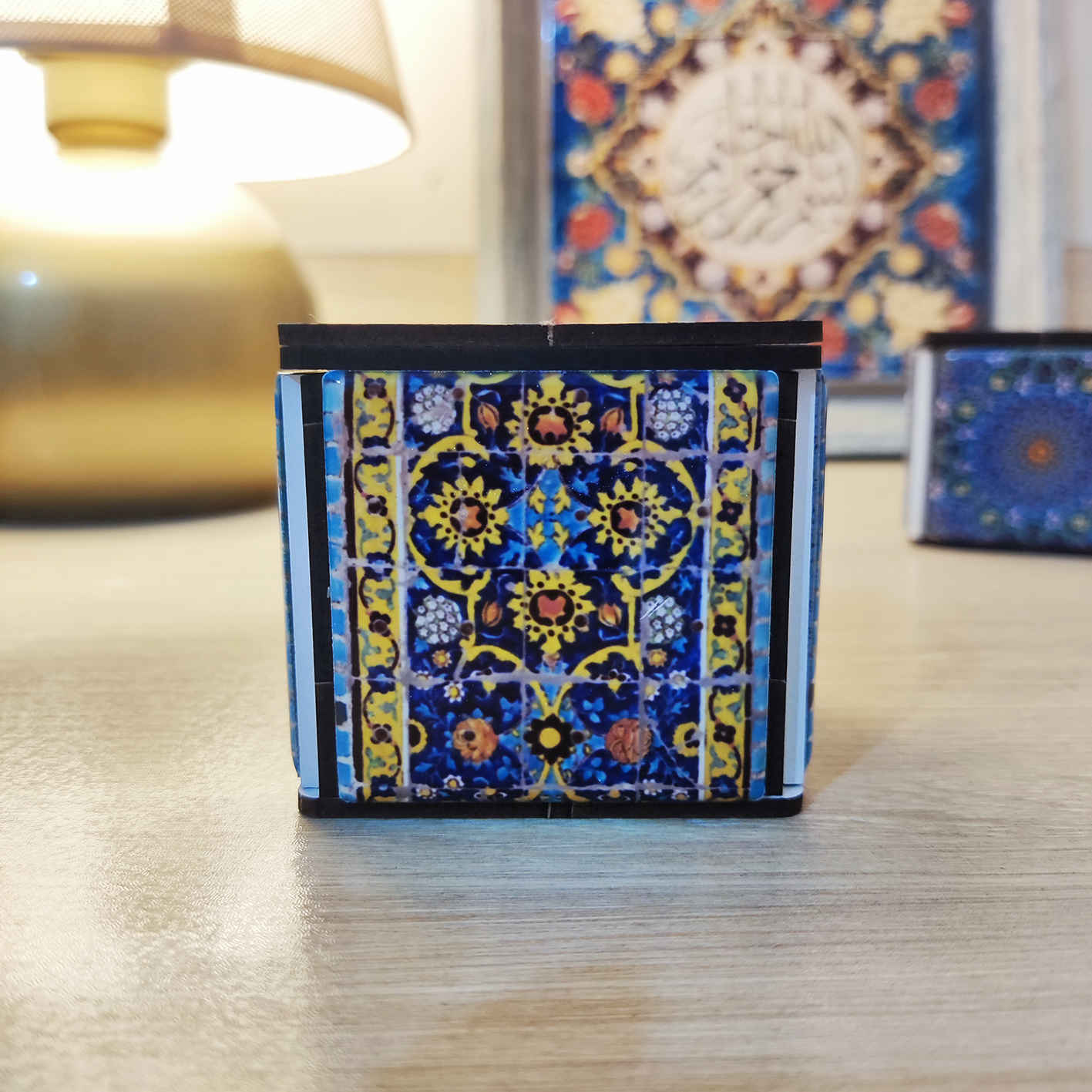 Price and Buy Persian Wooden Cube Tealight Holder Tile Hasti - Image 3