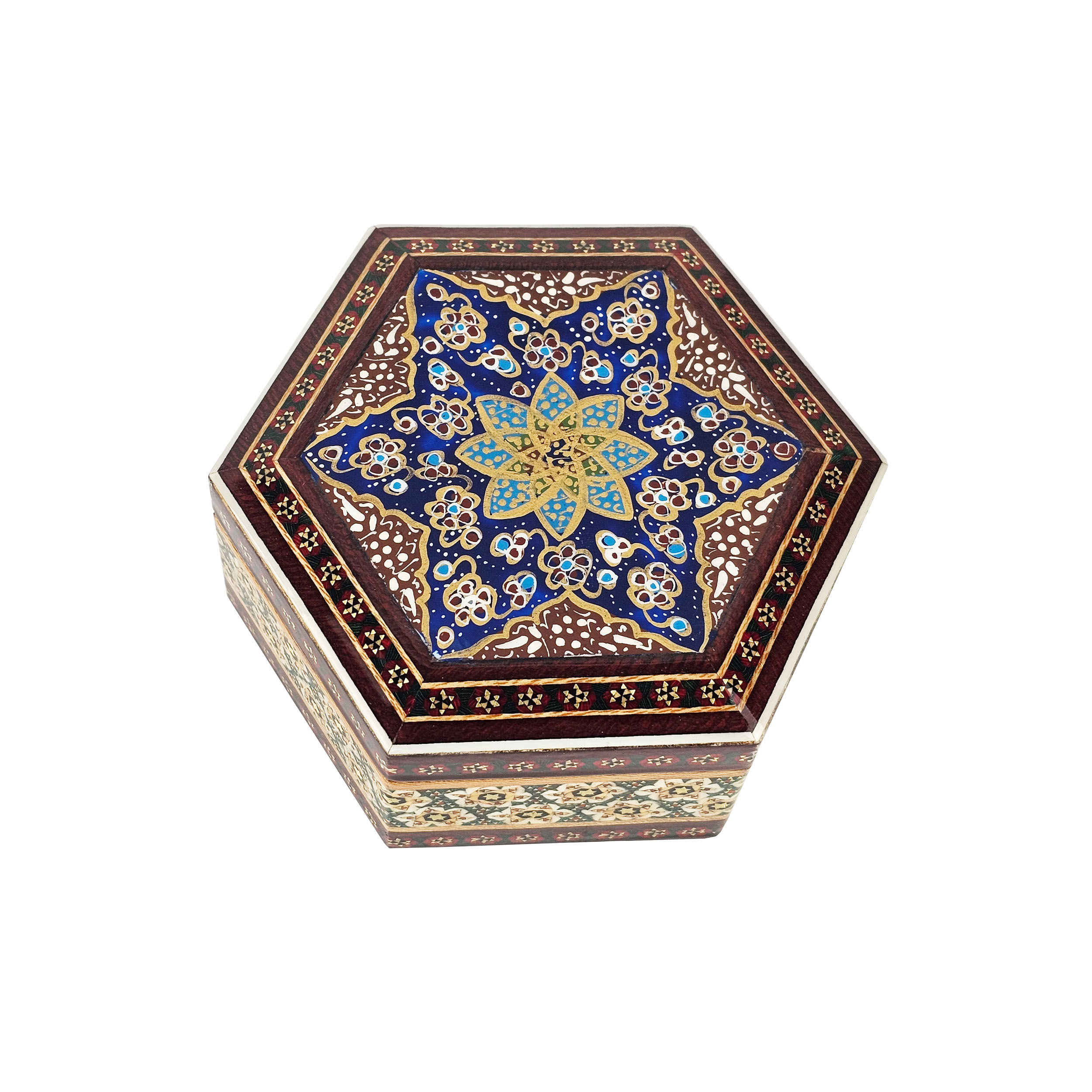 Price and Buy Persian Wooden Jewelry Box – Khatam Enameled