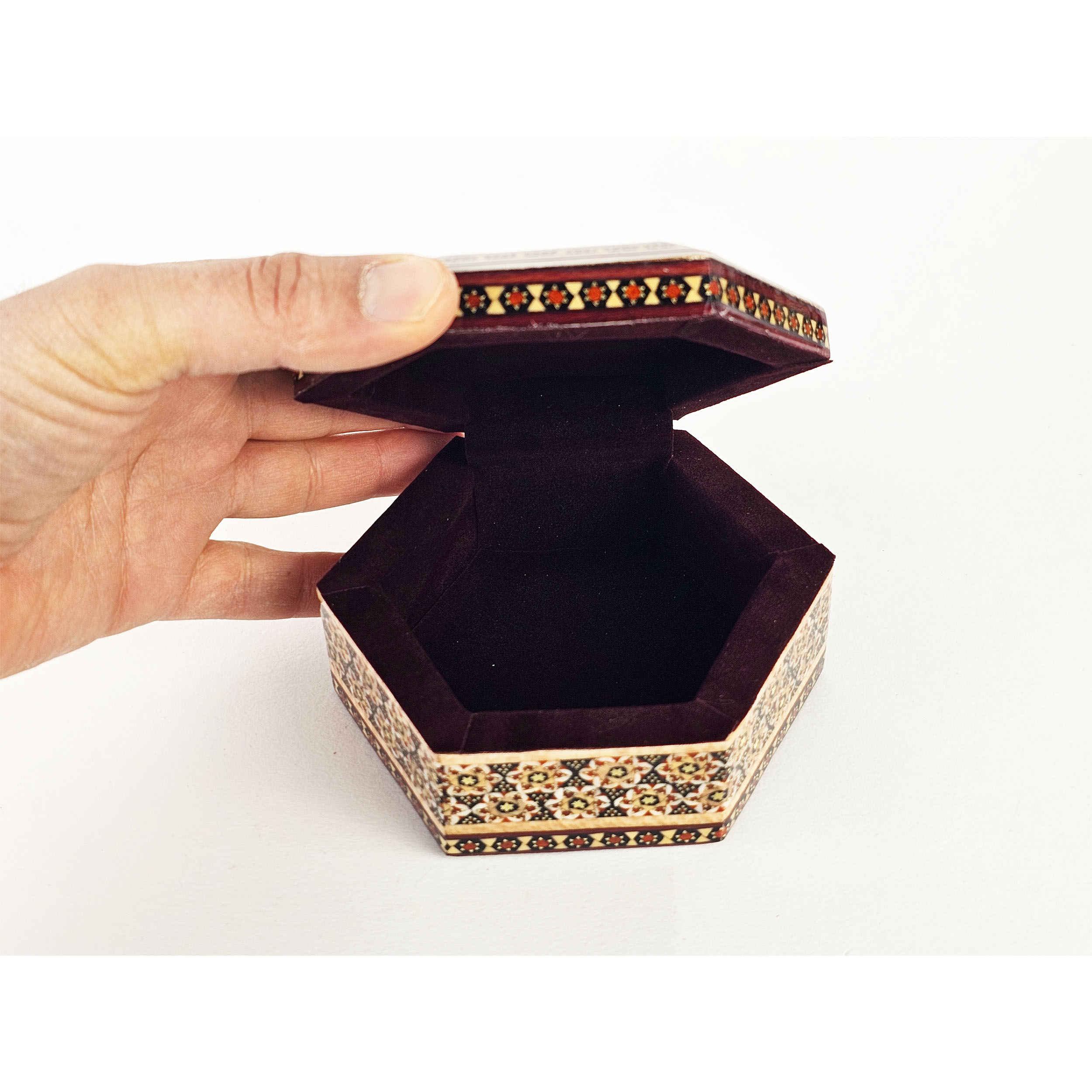 Price and Buy Persian Wooden Jewelry Box – Khatam Enameled - Image 3