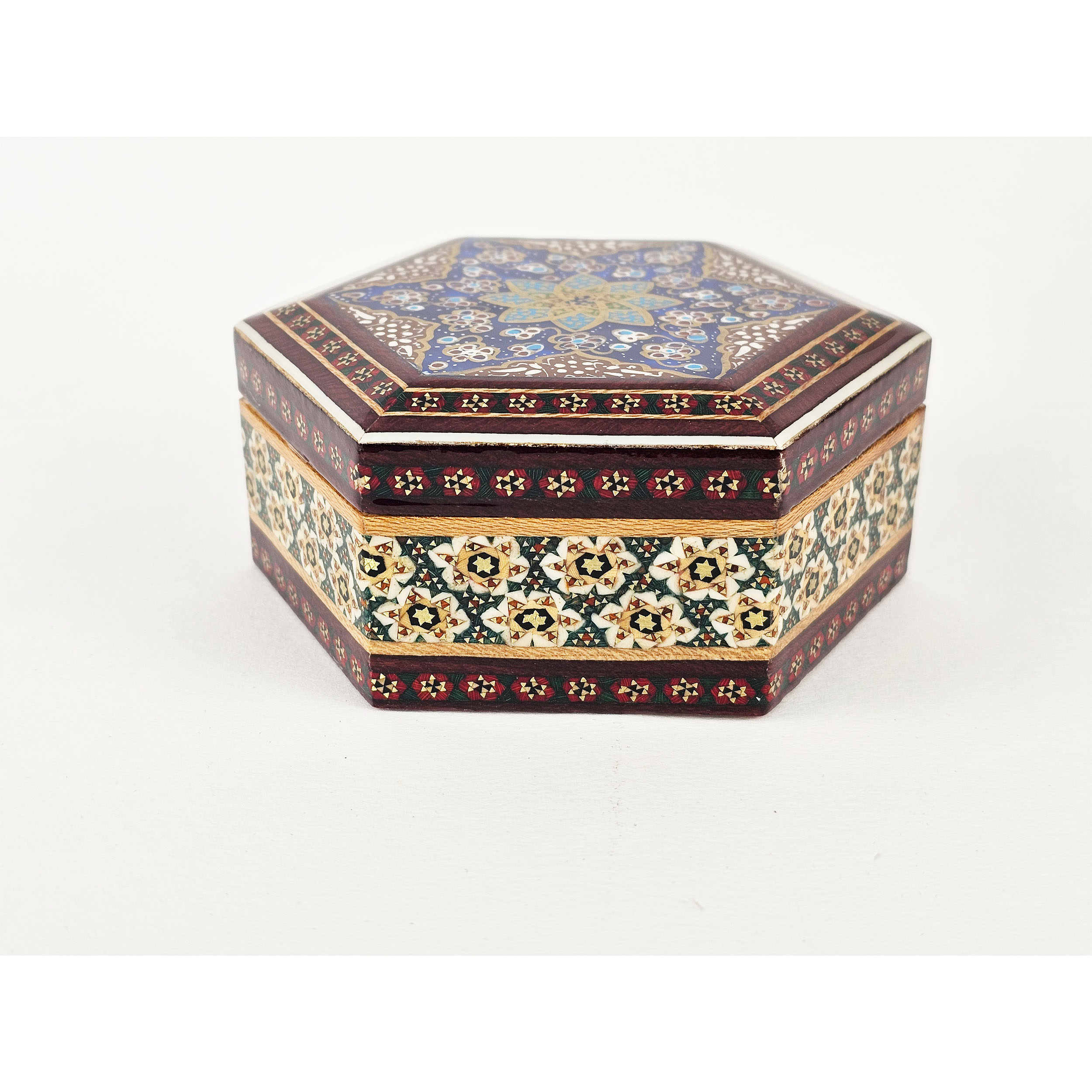 Price and Buy Persian Wooden Jewelry Box – Khatam Enameled - Image 5