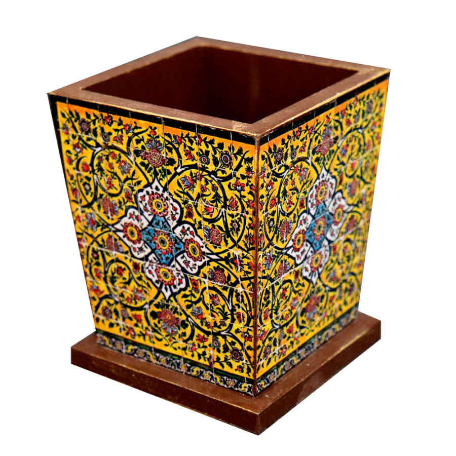 Price and Buy Persian Wooden Makeup Brush Holder Model Tile