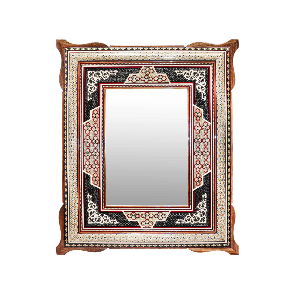 Price and Buy Persian Wooden Mirror Frame – Khatamkari Wall Mirror