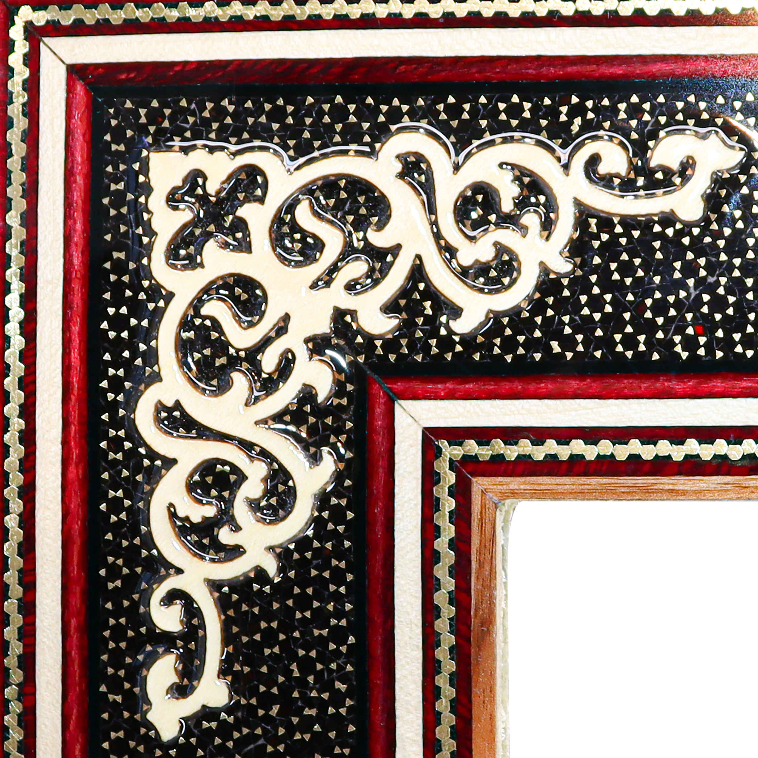 Price and Buy Persian Wooden Mirror Frame – Khatamkari Wall Mirror - Image 3