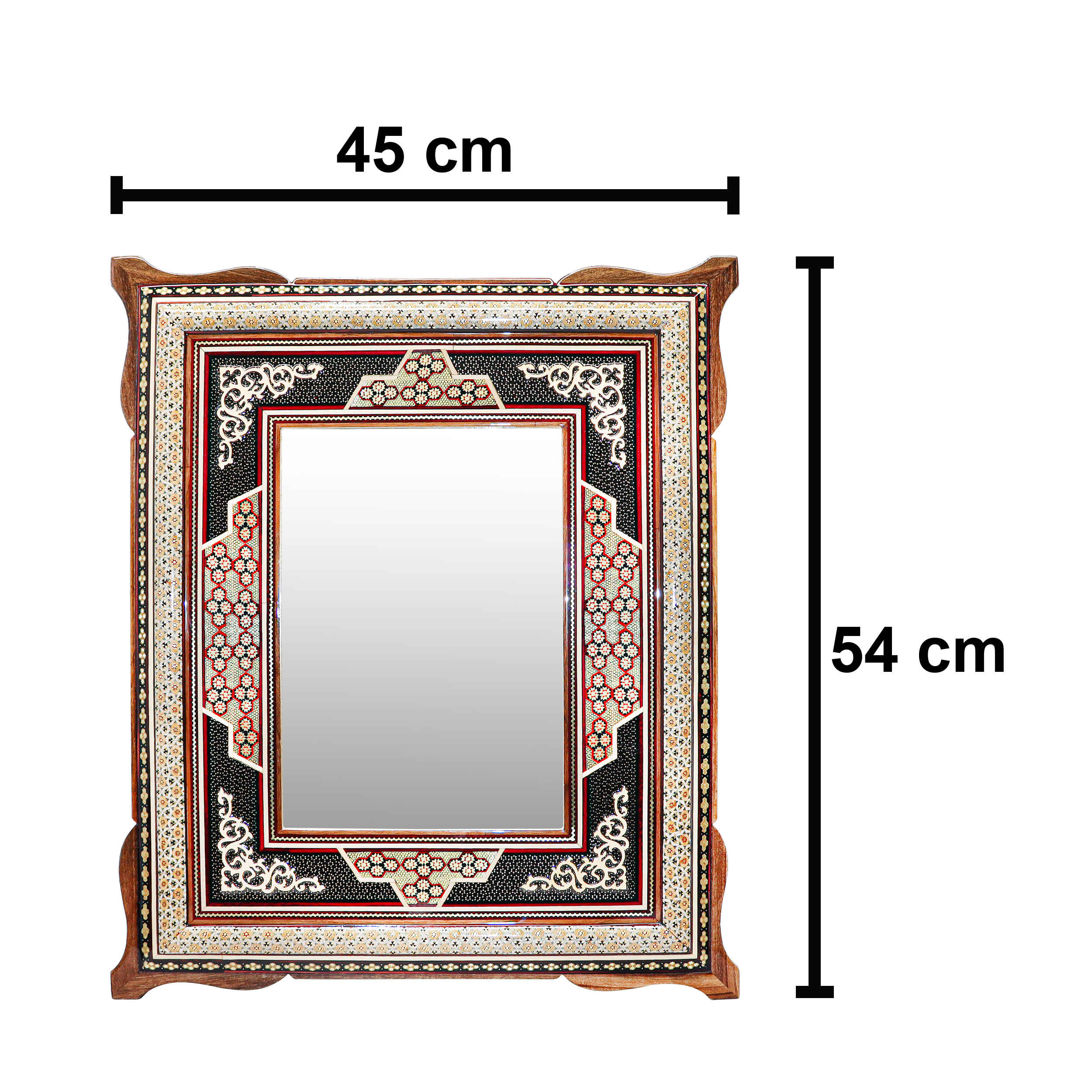 Price and Buy Persian Wooden Mirror Frame – Khatamkari Wall Mirror - Image 5