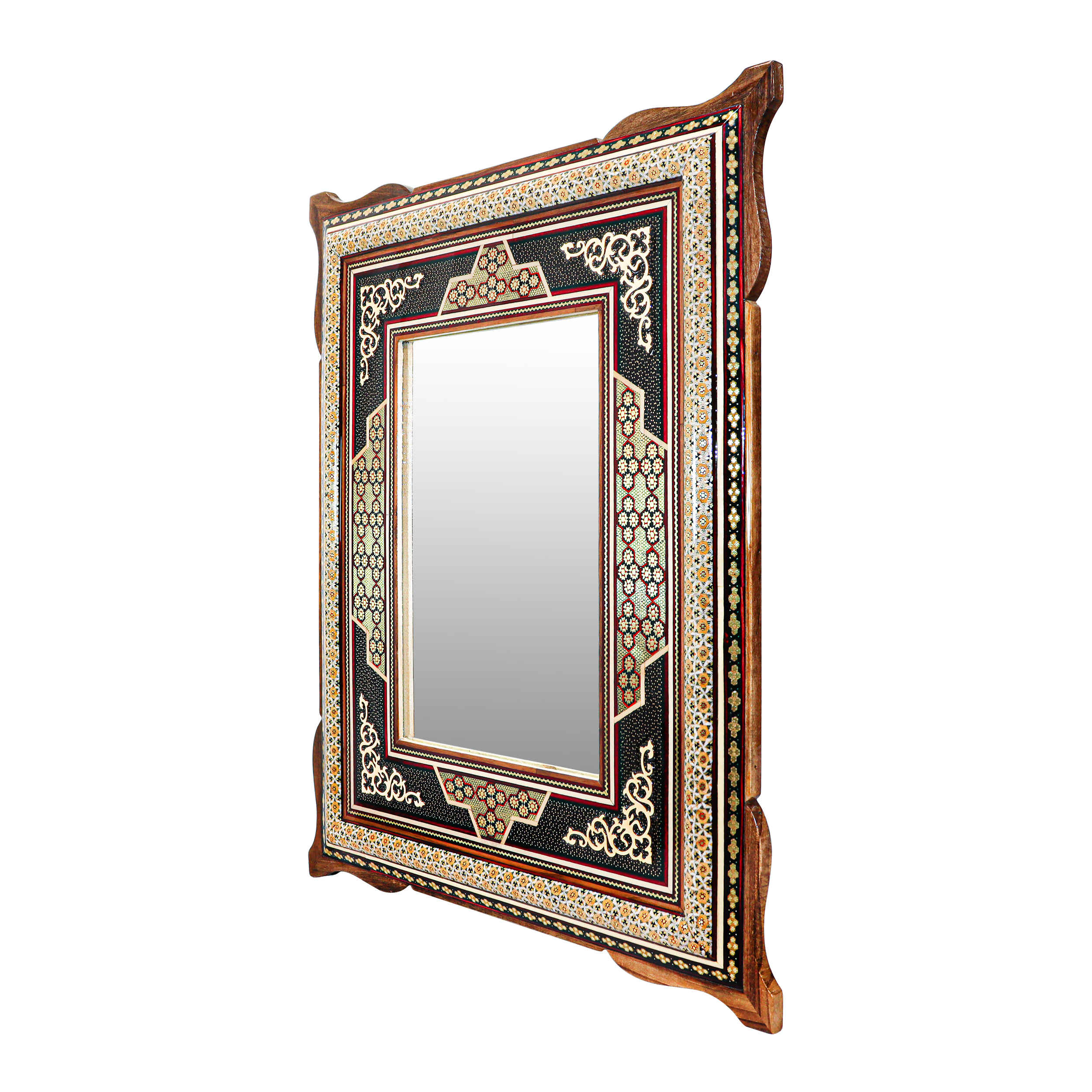 Price and Buy Persian Wooden Mirror Frame – Khatamkari Wall Mirror - Image 6