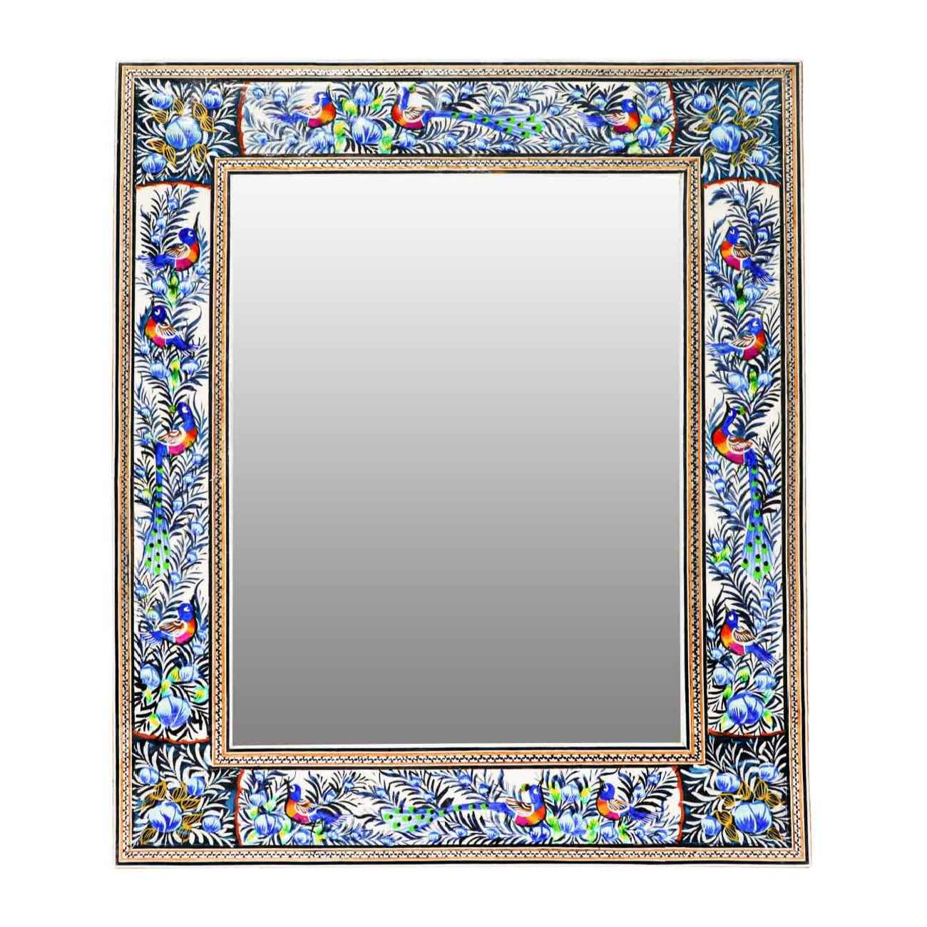 Price and Buy Persian Wooden Mirror Frame Khatamkari with Feloral Design