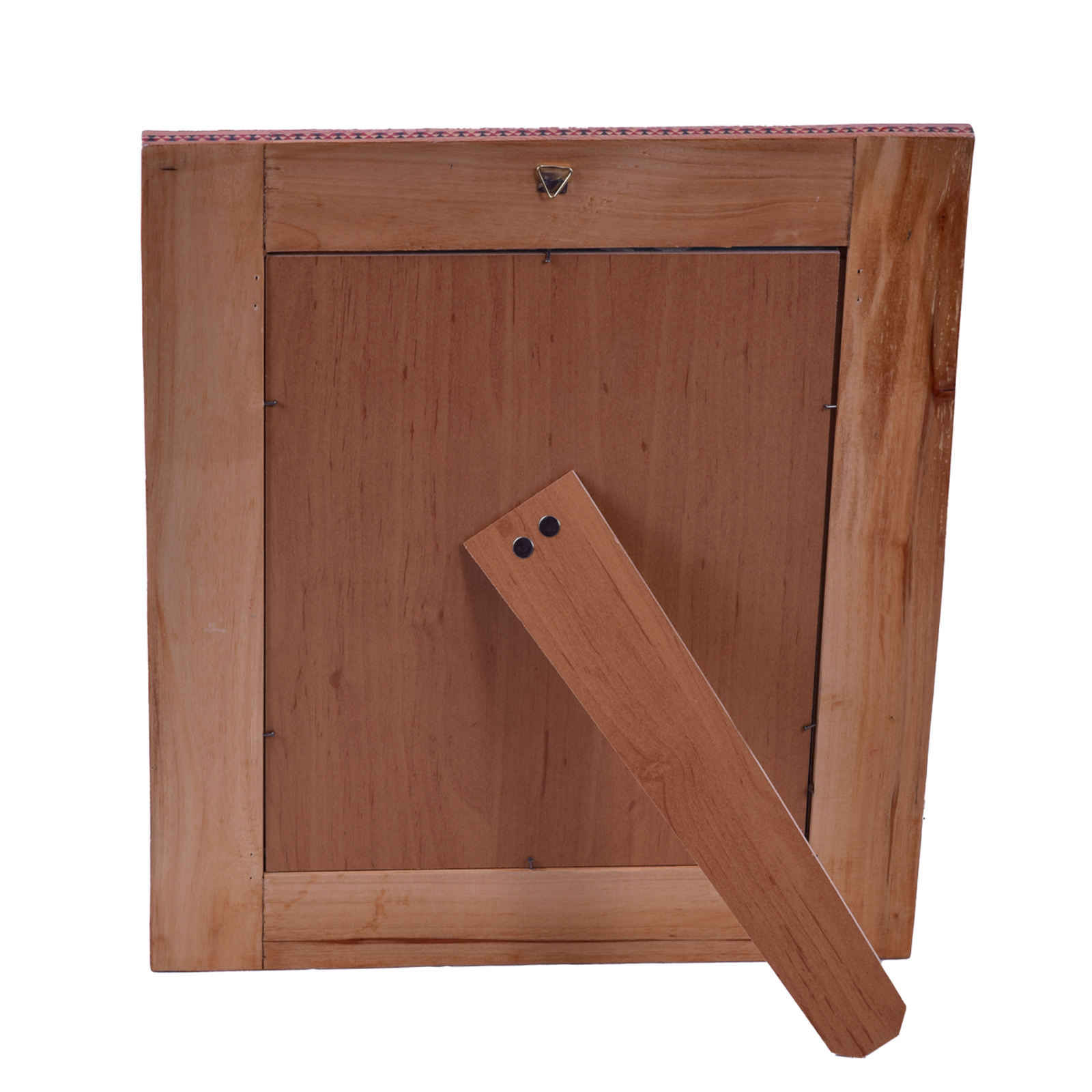 Price and Buy Persian Wooden Mirror Frame – Peacock Khatamkari Design - Image 3