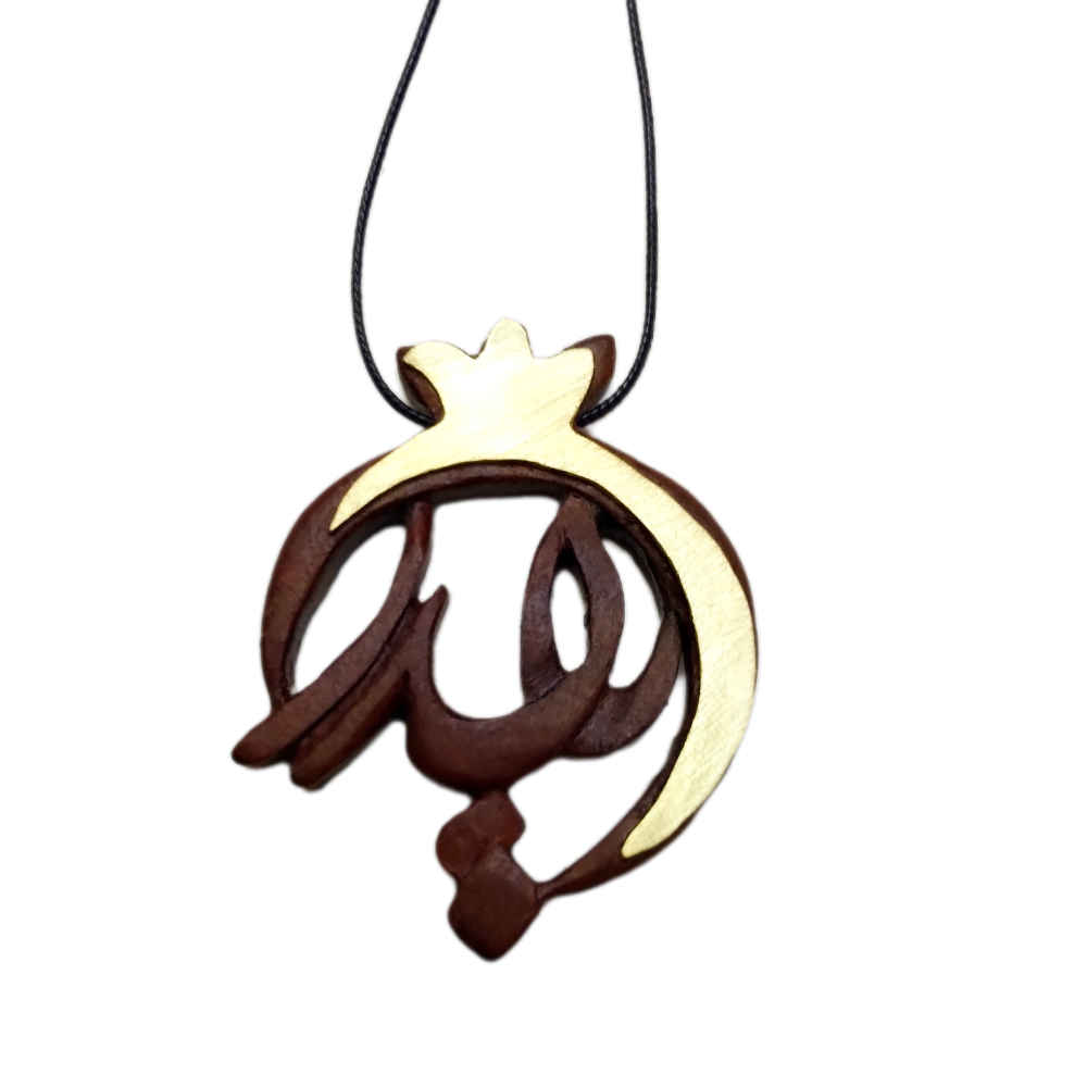Price and Buy Persian Wooden Necklace Yalda Calligraphy