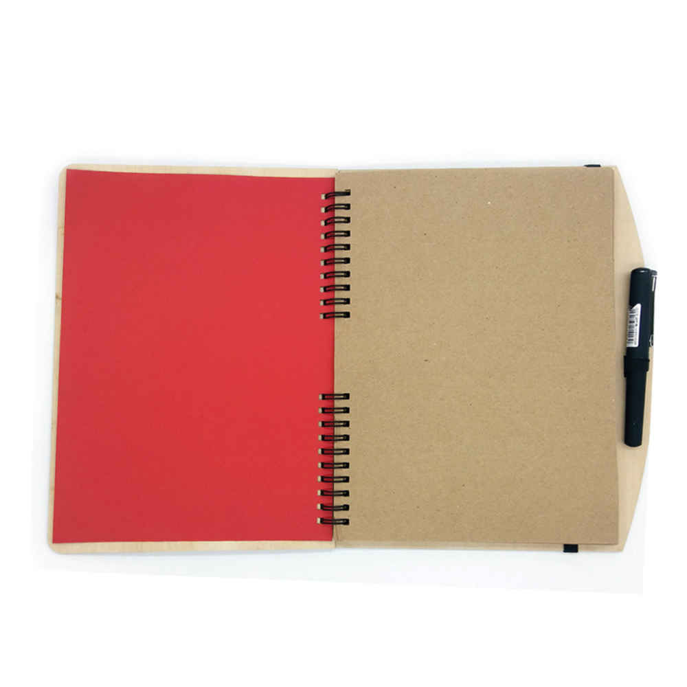 Price and Buy Persian Wooden Notebook – Erfan Design, Classic Wood Cover - Image 3