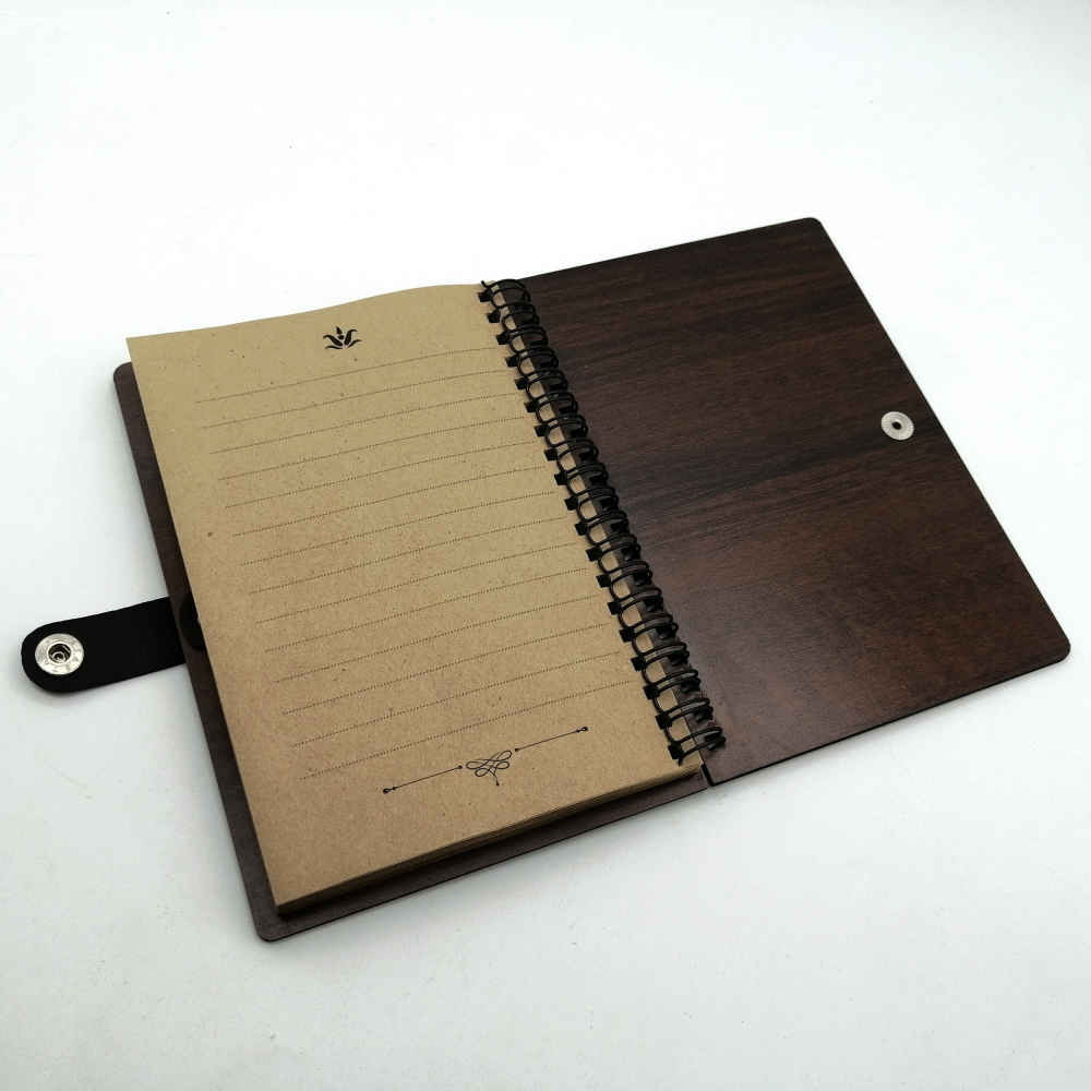 Price and Buy Persian Wooden Notebook – Sama Dance Design, Artistic Wood Cover - Image 4