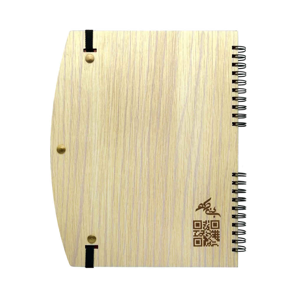 Price and Buy Persian Wooden Notebook – Sama Design, Traditional Wood Cover - Image 4
