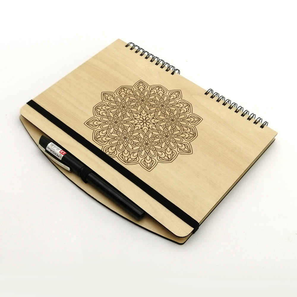 Price and Buy Persian Wooden Notebook – Versa Design, Versatile Wood Cover - Image 4