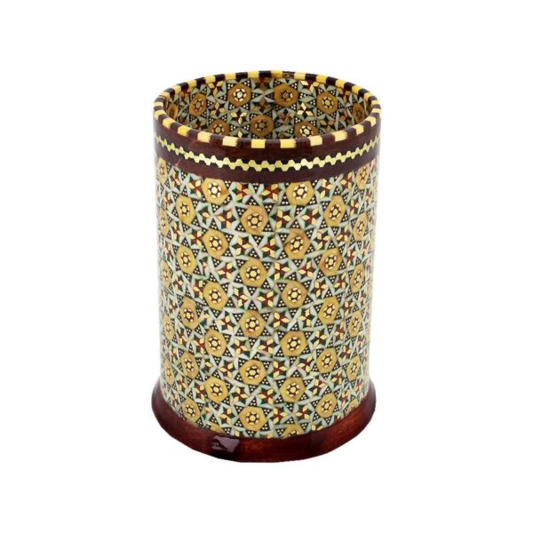 Price and Buy Persian Wooden Pen Holder Handcrafted with Khatam Kari for Desk_68ffcece49796.jpeg Price and Buy Persian Wooden Pen Holder Handcrafted with Khatam Kari for Desk