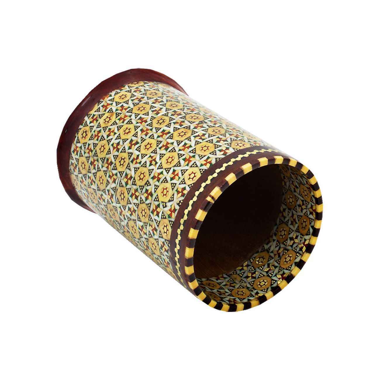 Price and Buy Persian Wooden Pen Holder Handcrafted with Khatam Kari for Desk - Image 3