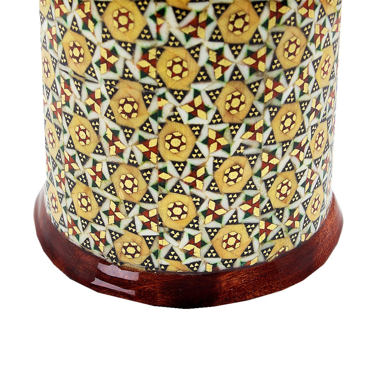 Price and Buy Persian Wooden Pen Holder Handcrafted with Khatam Kari for Desk - Image 6