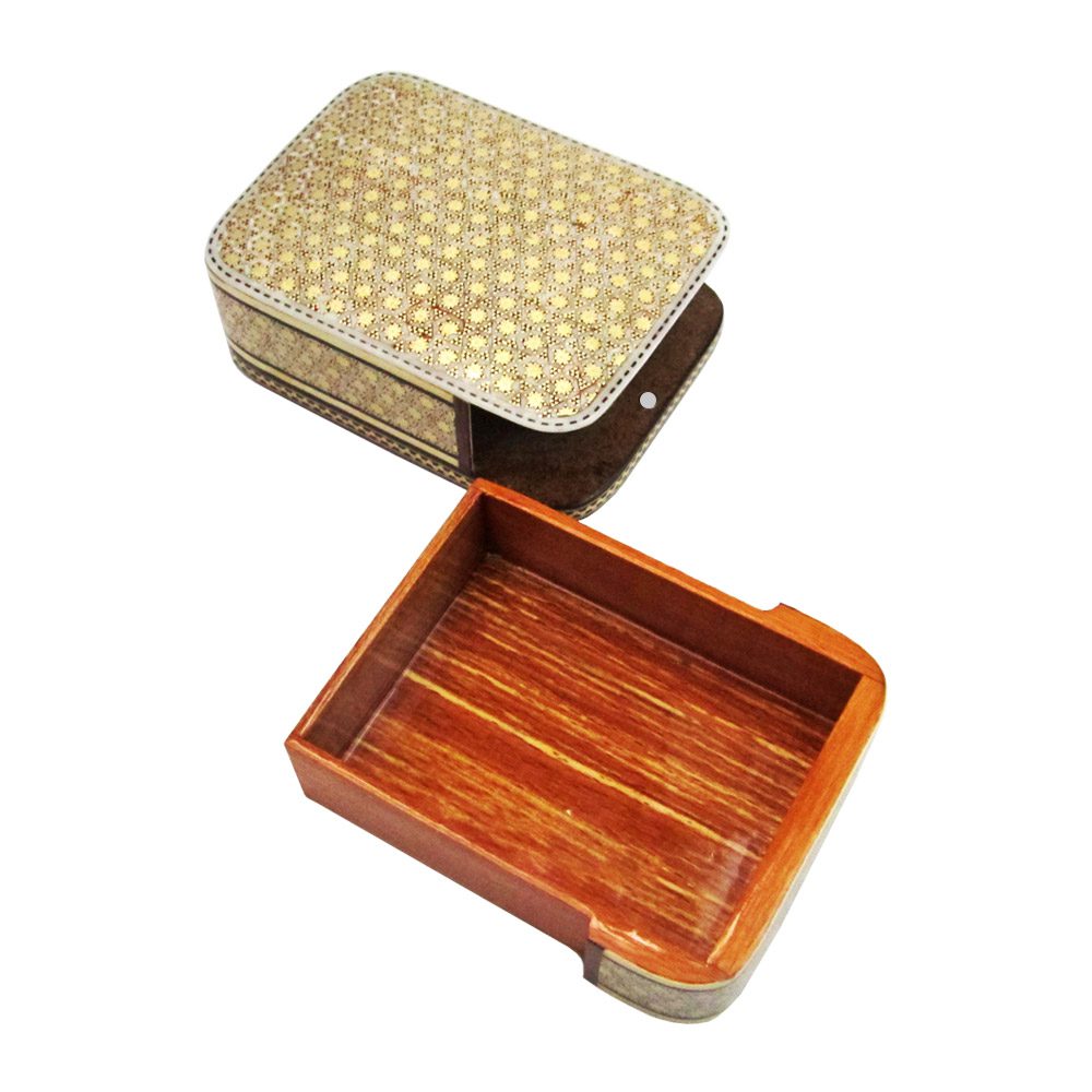Price and Buy Persian Wooden Playing Card Box – Khatam Enameled Elegance - Image 4