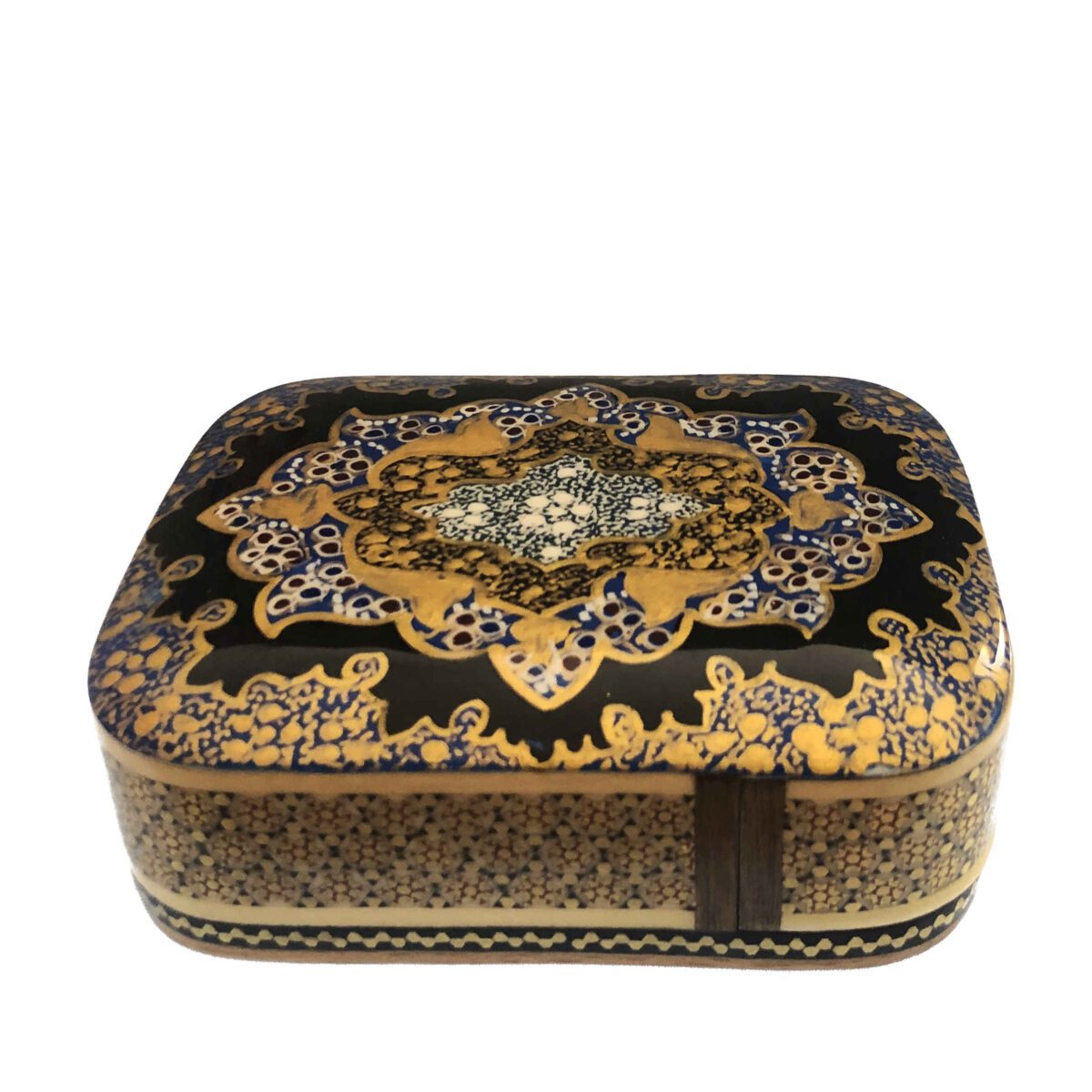 Price and Buy Persian Wooden Playing Card Box – Khatam Enameled Hasti - Image 3