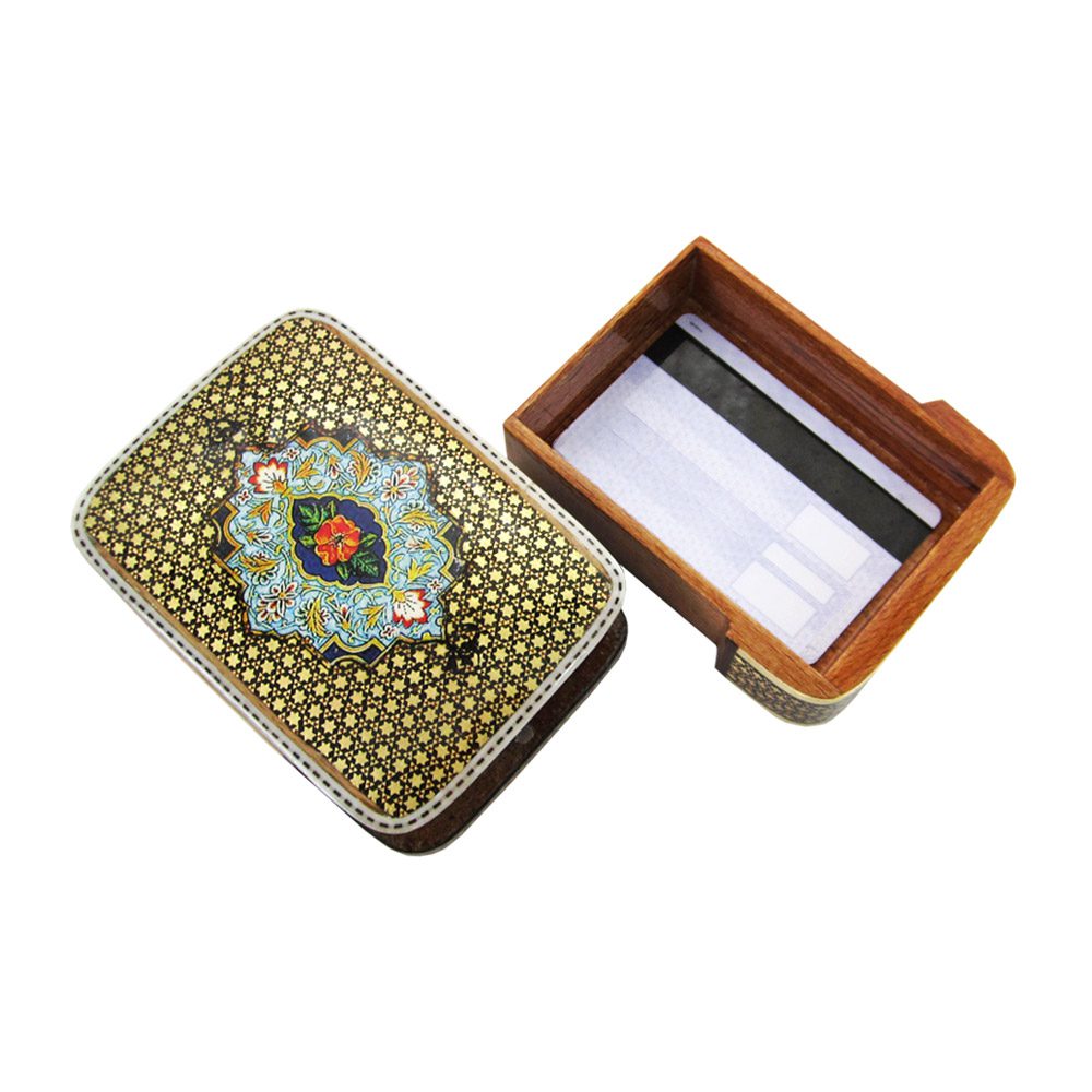 Price and Buy Persian Wooden Playing Card Box – Khatam Enameled with Magnetic Closure - Image 5