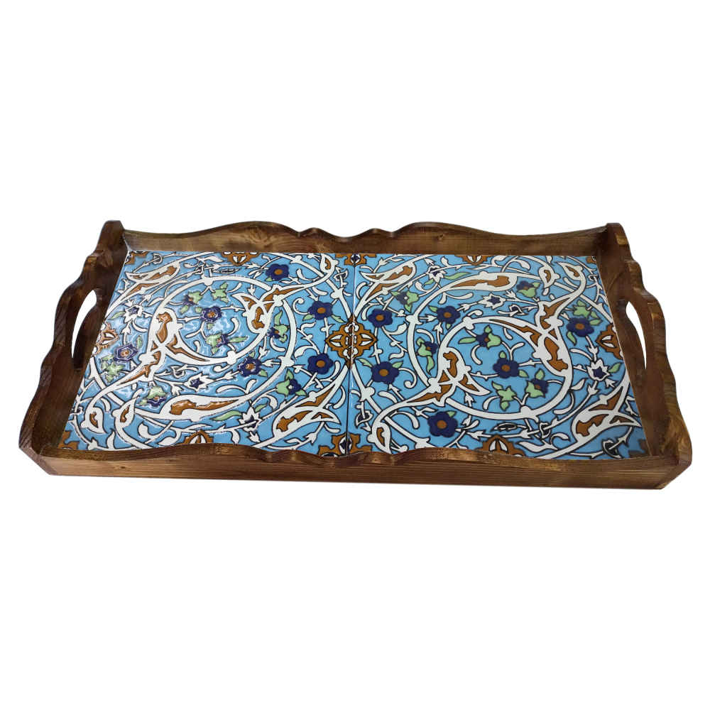 Price and Buy Persian Wooden Serving Tray – Tara | Great for Tea, Coffee & More