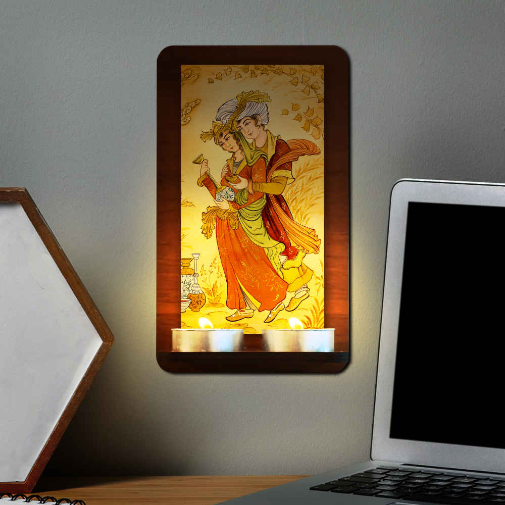 Price and Buy Persian Wooden Tealight Wall Sconce Bardia (x2) - Image 3