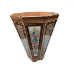 Price and Buy Persian Wooden Waste Basket – Khatamkari Gol Design