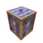 Price and Buy Persian Wooden Waste Basket & Tissue Box Set – Nina - Image 5