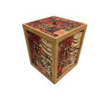 Price and Buy Persian Wooden Waste Basket & Tissue Box Set - Image 3