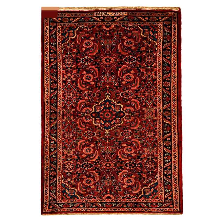 Price and Buy Persian Wool Carpet Hand-Knotted Dark Red