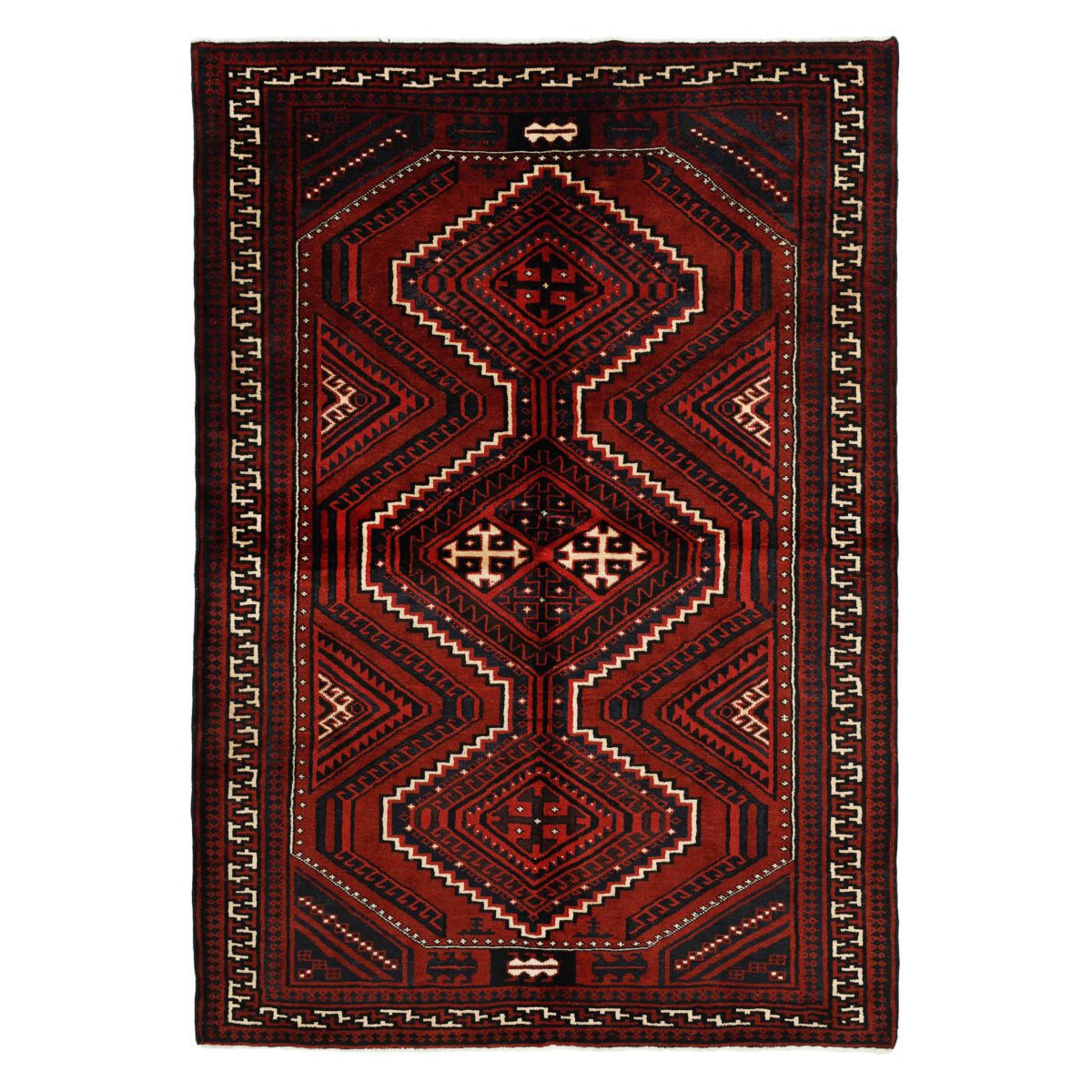 Price and Buy Persian Wool Carpet Hand-Knotted in Chaharmahal & Bakhtiari Iliati Red