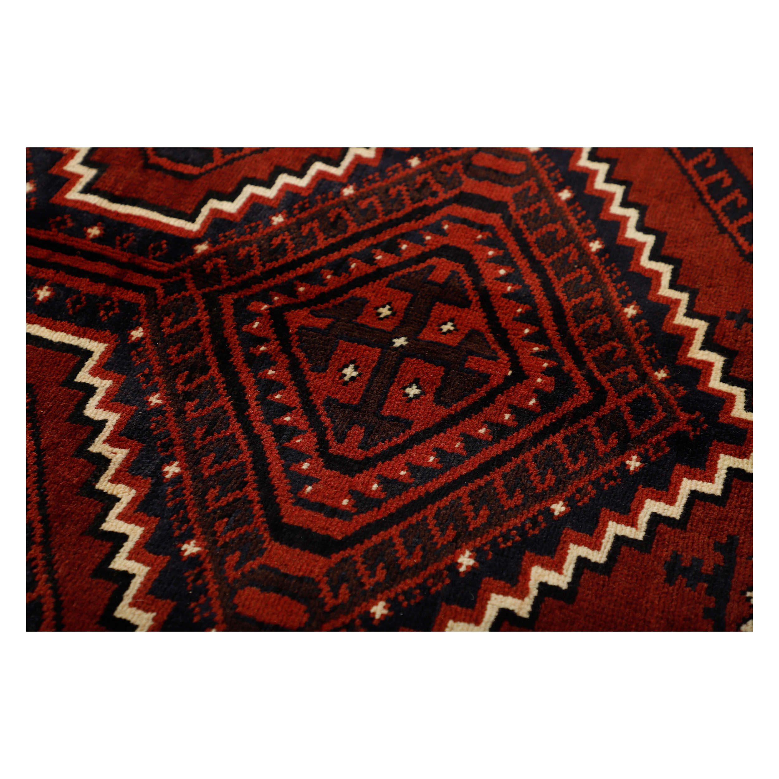 Price and Buy Persian Wool Carpet Hand-Knotted in Chaharmahal & Bakhtiari Iliati Red - Image 7