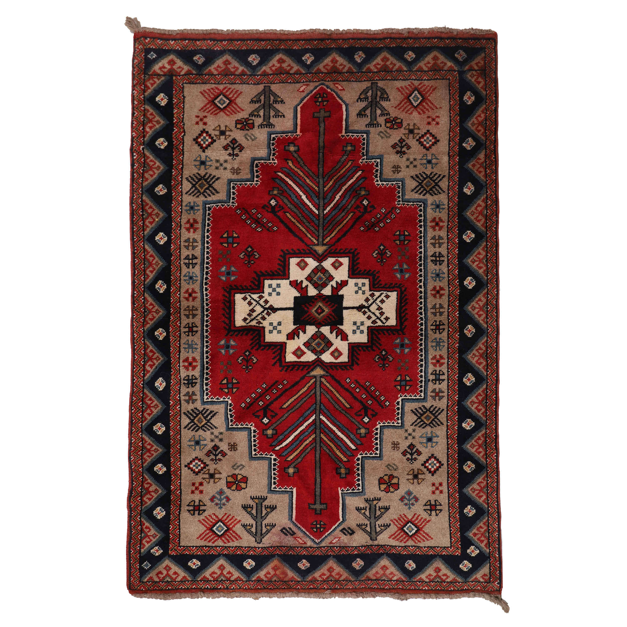 Price and Buy Persian Wool Carpet Hand-Knotted in Khorasan Iliati Red
