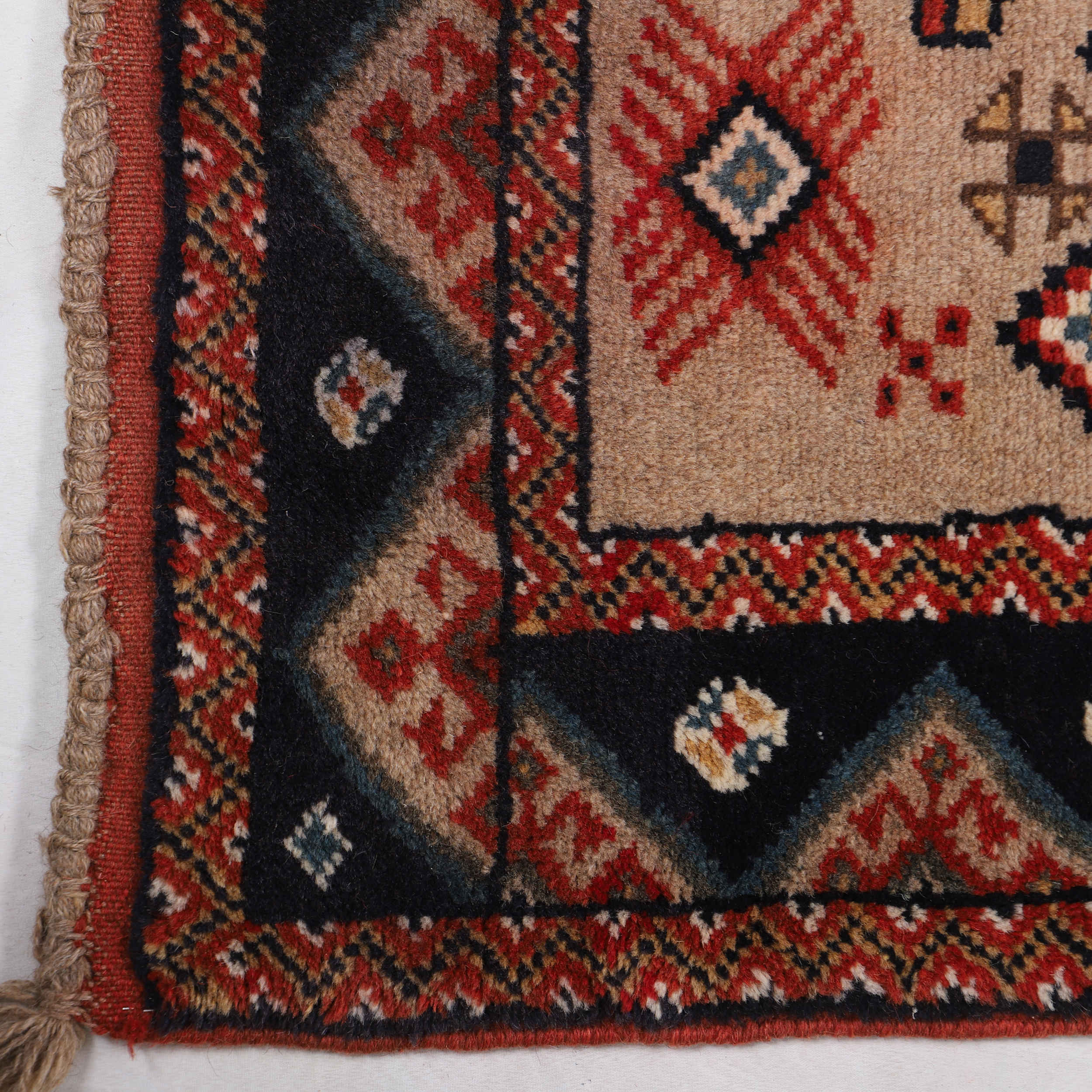 Price and Buy Persian Wool Carpet Hand-Knotted in Khorasan Iliati Red - Image 3