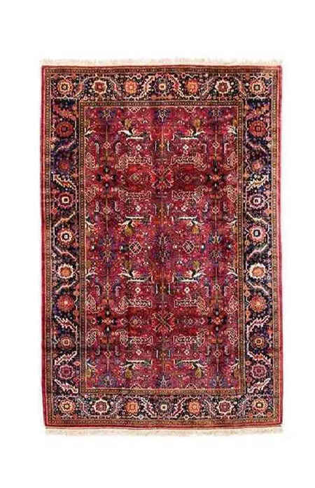 Price and Buy Persian Wool Carpet Hand-Knotted Red – Heriz
