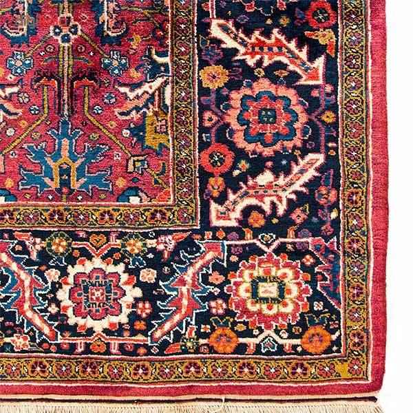 Price and Buy Persian Wool Carpet Hand-Knotted Red – Heriz - Image 6