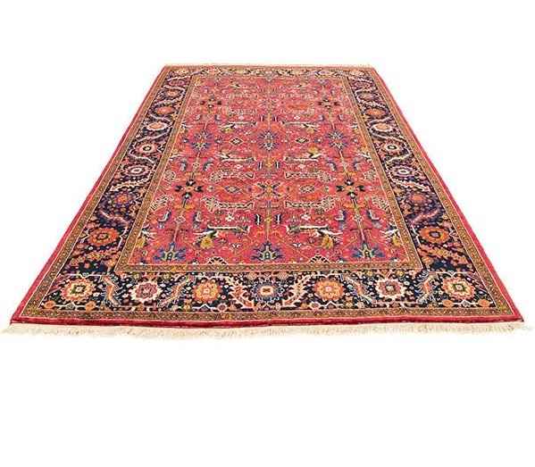 Price and Buy Persian Wool Carpet Hand-Knotted Red – Heriz - Image 7
