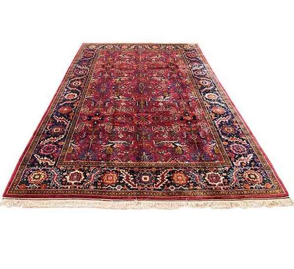 Price and Buy Persian Wool Carpet Hand-Knotted Red – Heriz - Image 8