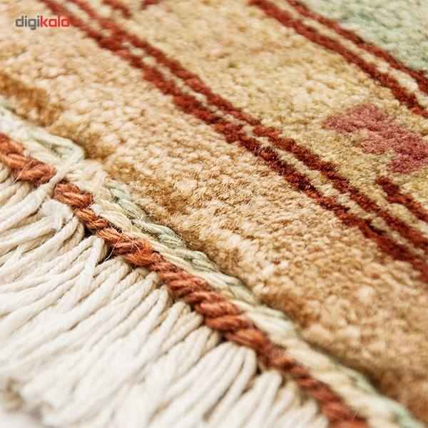 Price and Buy Persian Wool Carpet Hand-Knotted with Medallion design Cream – Heriz - Image 5