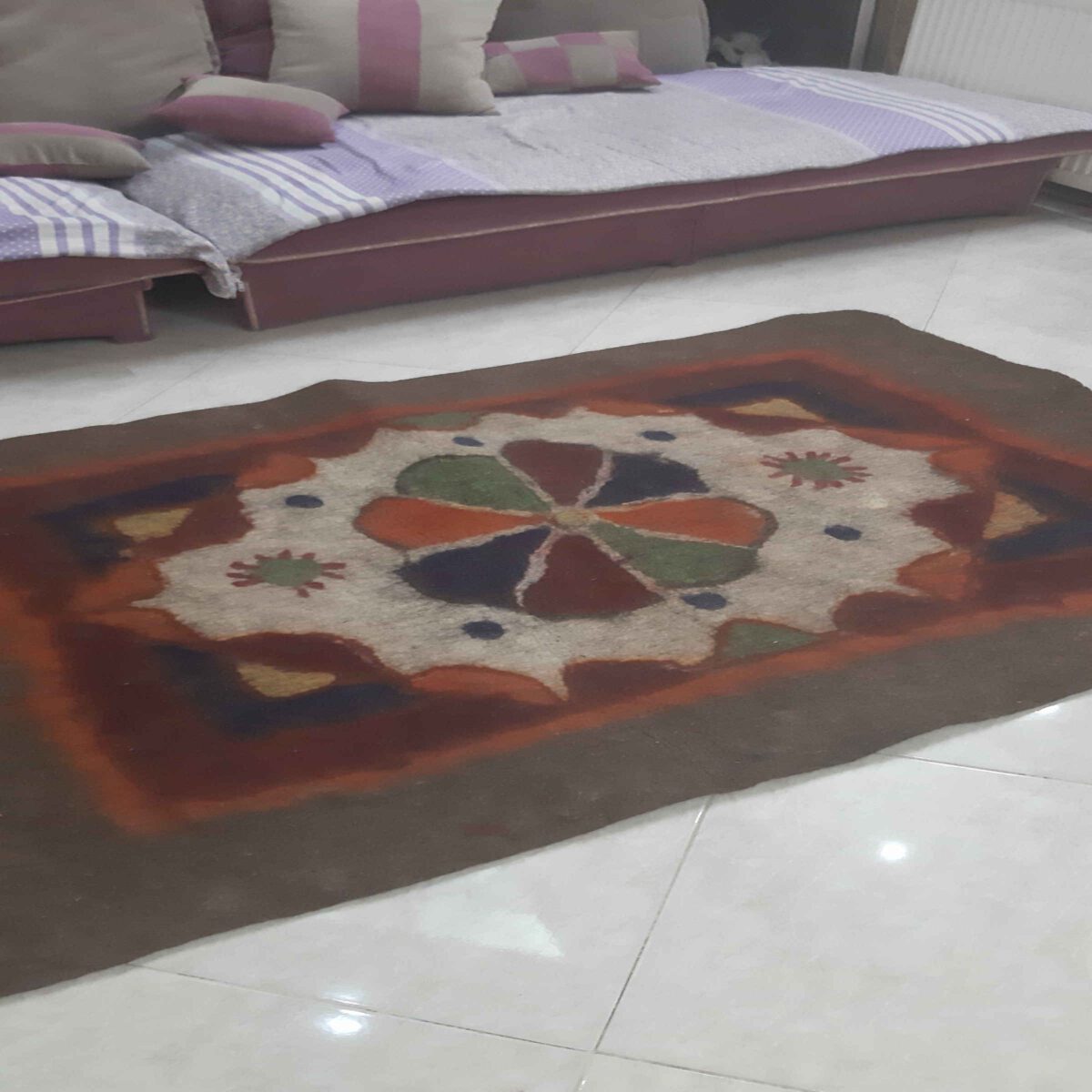 Price and Buy Persian Wool Felt Rug 100% Natural and Handmade Kiyan - Image 4