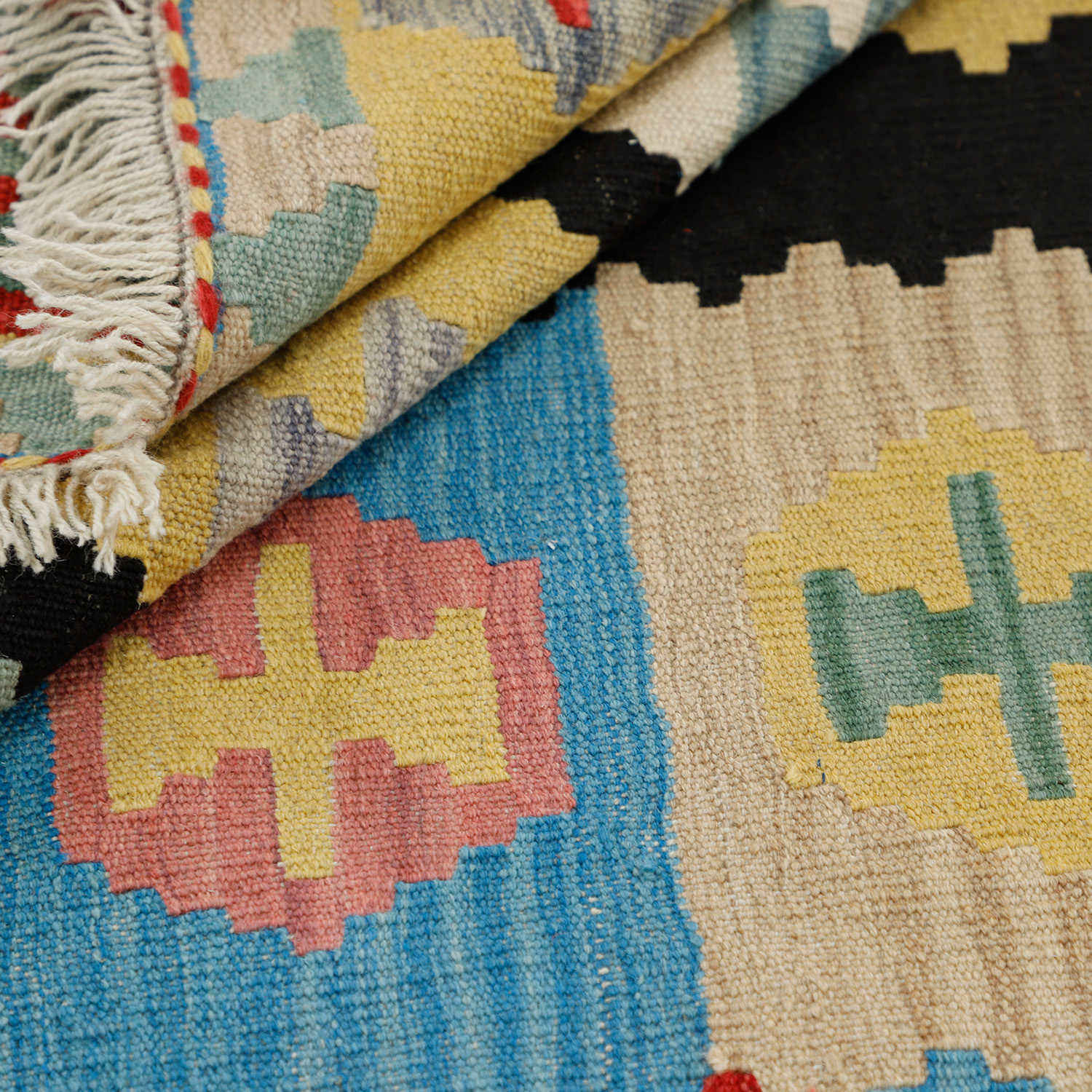 Price and Buy Persian Wool Kilim Rug Handwoven Genuine in Fars Qashqai - Image 3