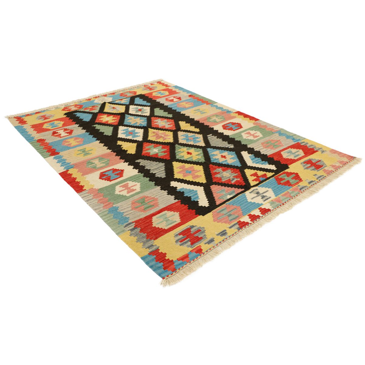 Price and Buy Persian Wool Kilim Rug Handwoven Genuine in Fars Qashqai - Image 7