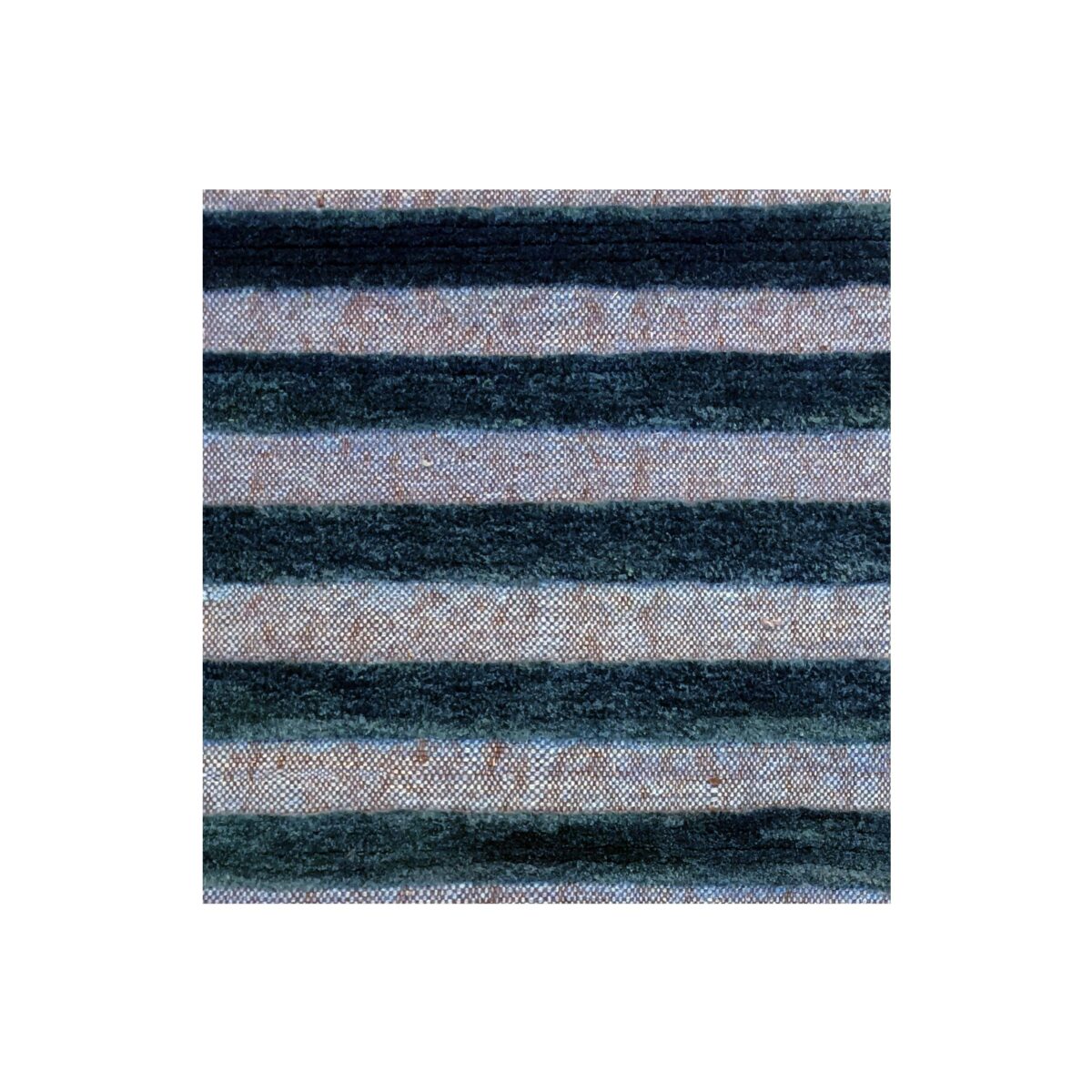 Price and Buy Persian Wool Kilim Rug Handwoven in Khorasan Striped Blue - Image 4